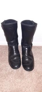 Motorlaarzen - Zwart, Ophalen, Billard leer, Dames, Laarzen