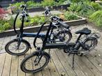 Vouwfietsen electrisch Popal 2x blauw en antracietgrijs, Versnellingen, Zo goed als nieuw, Totaal opvouwbaar, Ophalen