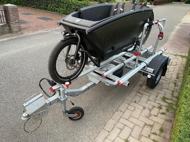 Bakfiets-aanhanger te huur! Urban Arrow, Lovens, Johnny Loco, Auto diversen, Aanhangers en Bagagewagens, Zo goed als nieuw, Ophalen of Verzenden