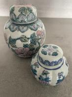 Vintage Chinese gemberpotten, 2 stuks, Ophalen of Verzenden