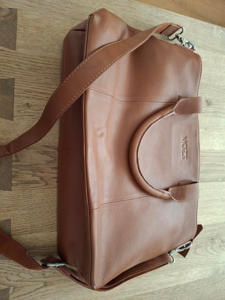 Mozz leren luiertas. NIEUW!, Kinderen en Baby's, Luiertassen, Ophalen, Nieuw