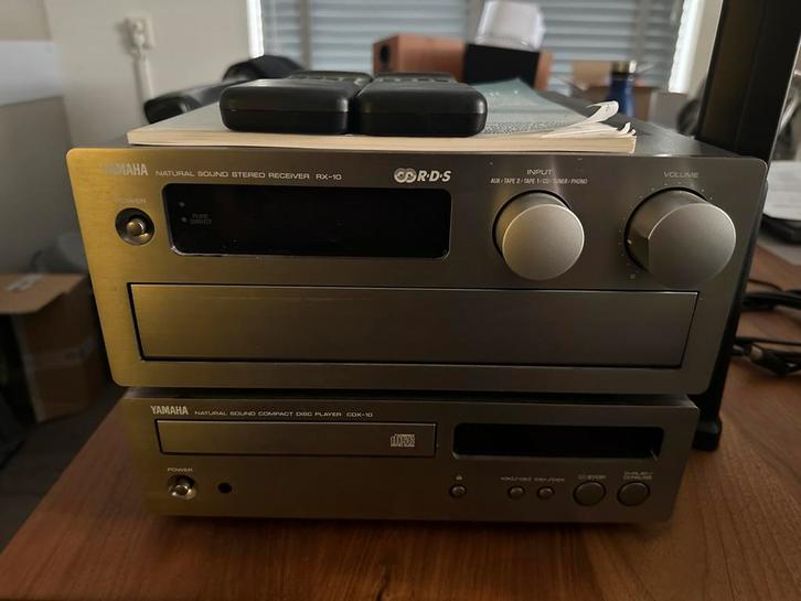 Titanium afwerking Yamaha Natural Sound set, Audio, Tv en Foto, Stereo-sets, Zo goed als nieuw, Cd-speler, Tuner of Radio, Overige merken