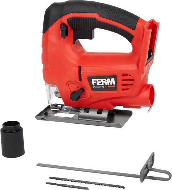 FERM - AX-POWER - JSM1033 - Accu - decoupeerzaag - 20V, Doe-het-zelf en Verbouw, Gereedschap | Zaagmachines, Nieuw, Decoupeerzaag
