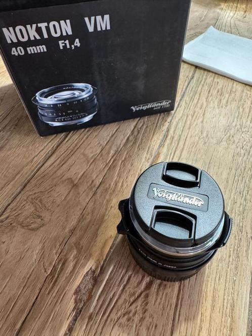 NIEUW Voigtländer Nokton 40mm F/1.4 M.C. Leica M Mount, Audio, Tv en Foto, Fotografie | Lenzen en Objectieven, Nieuw, Ophalen