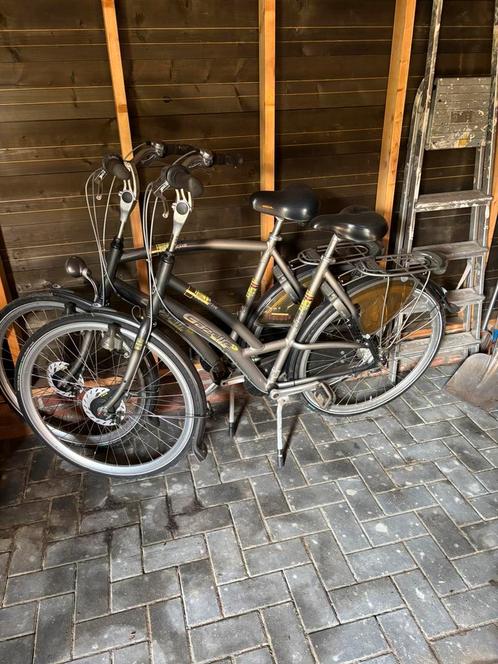 Set fietsen Gazelle Sky Drive heren en dames, Fietsen en Brommers, Fietsen | Vouwfietsen, Gebruikt, Gazelle, Versnellingen, Ophalen
