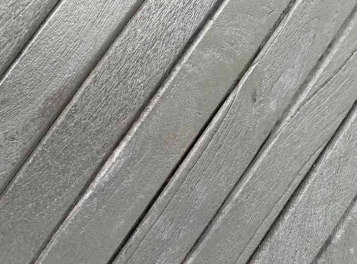 Zwarte eettafel visgraat, Huis en Inrichting, Tafels | Eettafels, Zo goed als nieuw, 50 tot 100 cm, 200 cm of meer, Rechthoekig