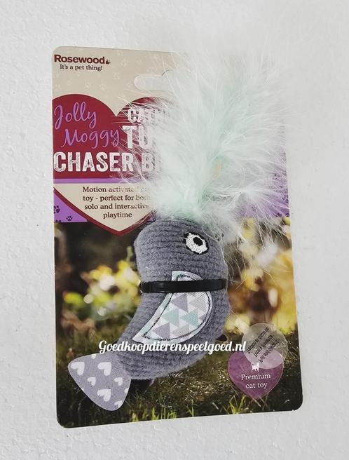 Kattenspeelgoed  " Zingende vogel met kuif en catnip  ", Dieren en Toebehoren, Kattenspeelgoed, Nieuw, Speelmuis, Ophalen of Verzenden