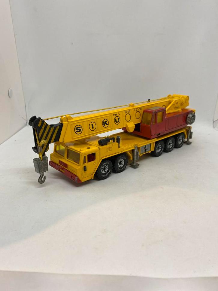 Vintage SIKU Faun Zware Kraanwagen 4010 - 1:55, Hobby en Vrije tijd, Modelauto's | 1:18, Gebruikt, Auto, Overige merken, Ophalen of Verzenden