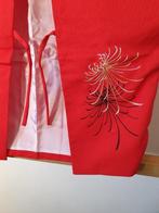 Traditionale Japanse Kimonojasje haori rood, Ophalen of Verzenden