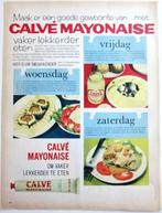 14 vintage advertenties reclames Calve mayonaise 53-63 Calvé, Verzamelen, Ophalen of Verzenden, Gebruikt, Overige typen