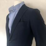 Spiga collezione colbert - 100% pure wol heren - donkerblauw, Gedragen, Verzenden, Maat 48/50 (M), Blauw