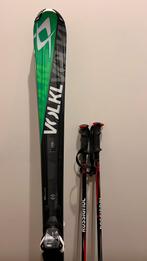 Volkl RTM 75 Ski's 166cm + Stokken - Zo Goed Als Nieuw, Overige merken, 160 tot 180 cm, Ophalen of Verzenden, Zo goed als nieuw