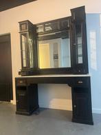 2x Barbermeubel / Kniptafel - Zwart Marmer, Huis en Inrichting, Ophalen, Overige materialen, Gebruikt, 150 tot 200 cm