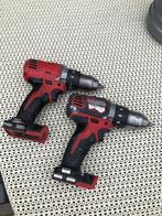 2 x Milwaukee m 18 bdd body, Ophalen of Verzenden, Gebruikt, Boormachine