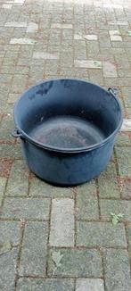 Grote houtketel voor bij de open haard, Ophalen, Gebruikt