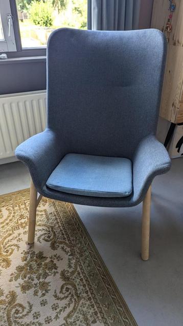 Ikea fauteuil/stoel 'Vedbo' kleur gunnared blauw beschikbaar voor biedingen