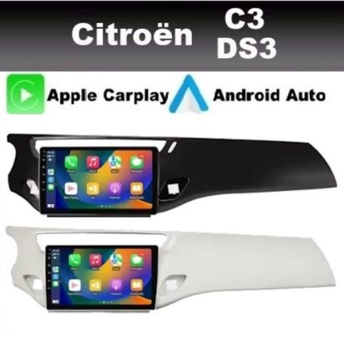 Citroen C3 DS3 radio navigatie android 14 apple carplay dab+, Auto diversen, Autoradio's, Nieuw, Ophalen of Verzenden
