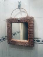 Riviera Maison Spiegel - Rotan Look, Huis en Inrichting, Minder dan 50 cm, Vierkant, Ophalen of Verzenden, Zo goed als nieuw