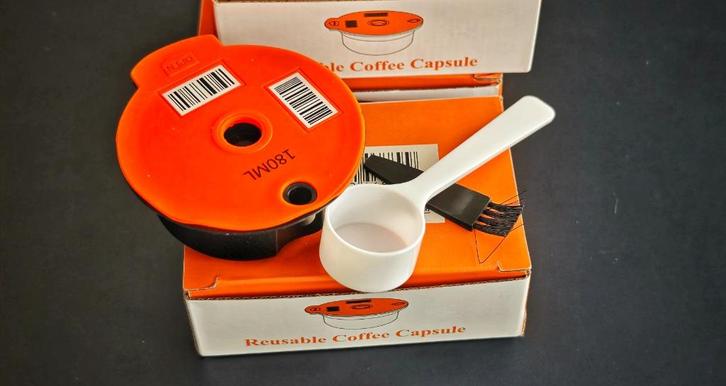 Reusable Coffee Capsules for Tassimo – Set of 3 Sizes (60ml,, Witgoed en Apparatuur, Koffiemachine-accessoires, Nieuw, Ophalen