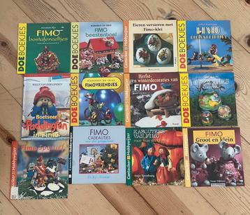 76 diverse (fimo) klei boekjes beschikbaar voor biedingen