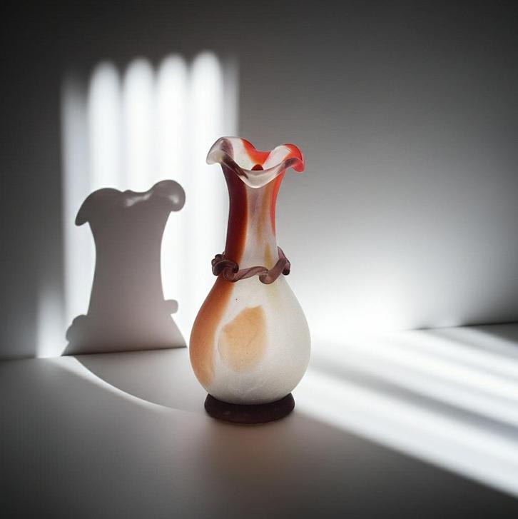 Murano Glass Vase – Mid Century – Carlo Moretti 00231, Huis en Inrichting, Woonaccessoires | Vazen, Gebruikt, Overige kleuren