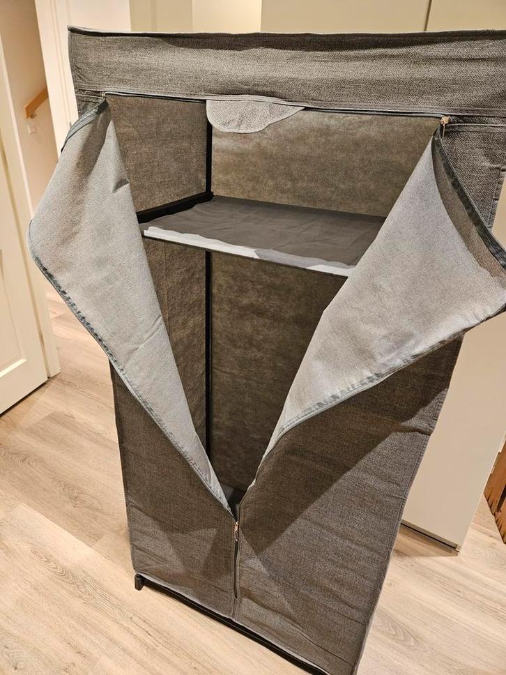 Stoffen Kledingkast met Rits, Huis en Inrichting, Kasten | Kledingkasten, 150 tot 200 cm, 50 tot 100 cm, 50 tot 75 cm, Ophalen of Verzenden