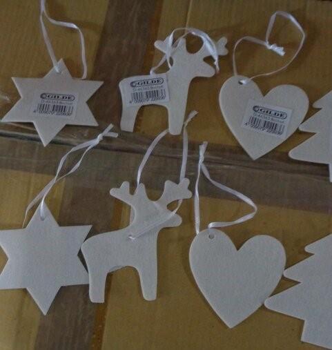 Partij Gilde kersthangers wit Assorti geleverd, Diversen, Kerst, Nieuw, Ophalen of Verzenden