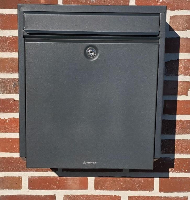 Zeer mooie XL Brievenbus van Decayeux/Brabantie (model D100), Tuin en Terras, Brievenbussen, Zo goed als nieuw, Wandbrievenbus