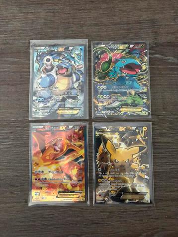 4 X&Y Black Star Promo kaarten - Goede conditie beschikbaar voor biedingen