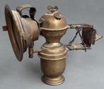 Om 1900 - 1925 Fietslamp Carbid Acetyleen Lamp Fiets Motor, Antiek en Kunst, Antiek | Lampen, Ophalen of Verzenden