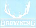 Browning sticker #5, Ophalen of Verzenden, Nieuw, Bedrijf of Vereniging