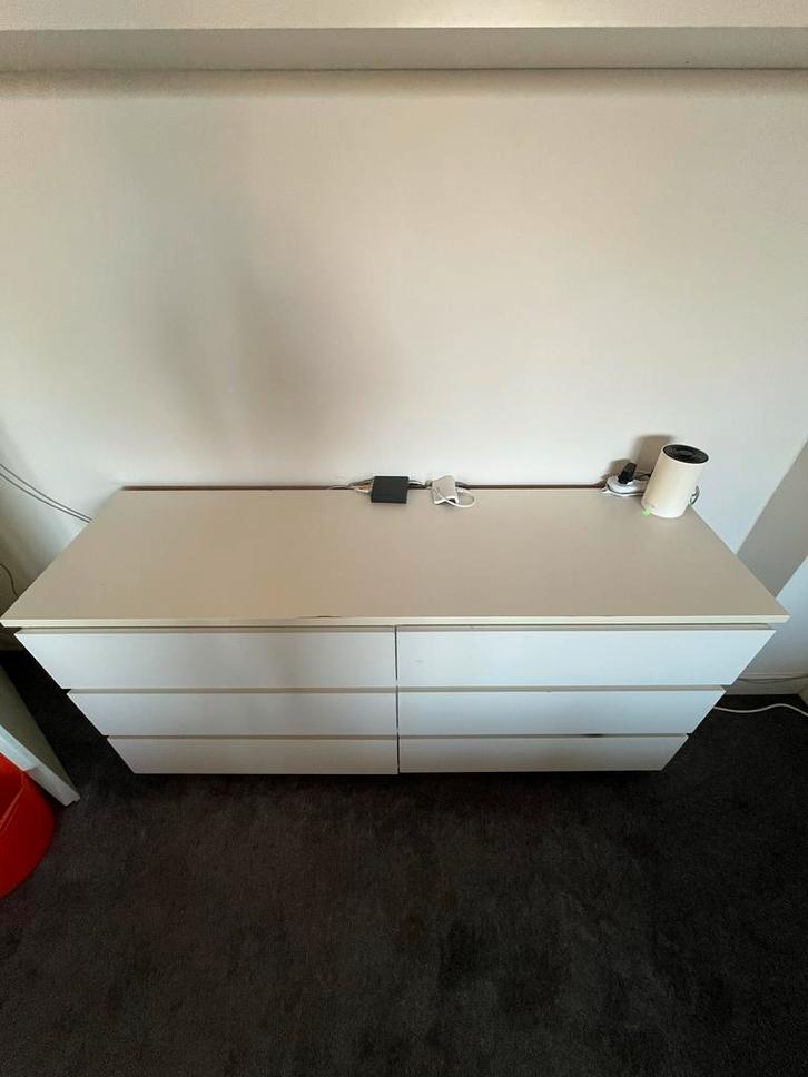 Ikea Malm ladekast 160cm, Huis en Inrichting, Kasten | Dressoirs, Gebruikt, 150 tot 200 cm, 25 tot 50 cm, Met lade(s), Overige materialen