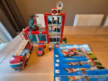 Lego city 60004 brandweerkazerne Set  - Goede Staat, Boekjes beschikbaar voor biedingen