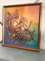 Batik - Wajang Poppen, Antiek en Kunst, Kunst | Niet-Westerse kunst, Ophalen of Verzenden