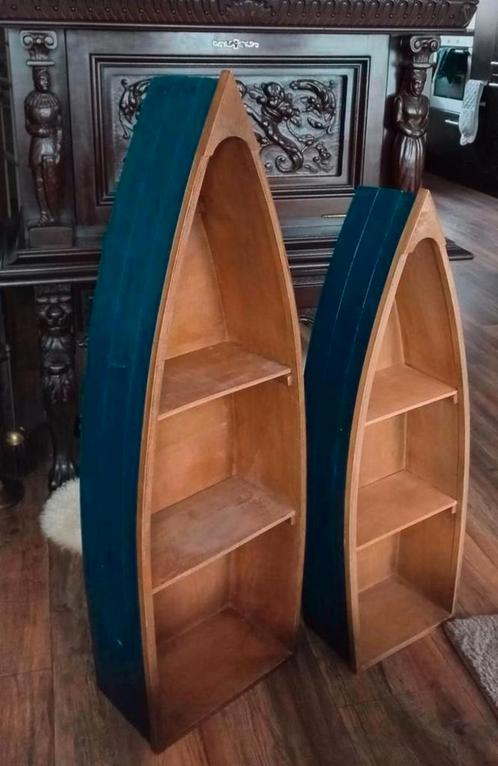 Luxe set van twee bootkasten, Antiek en Kunst, Kunst | Designobjecten, Ophalen of Verzenden
