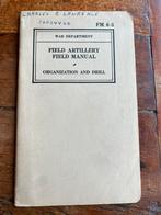 WO2 Amerikaans voorschrift artillerie oefeningen organisatie, Amerika, Verzenden, Boek of Tijdschrift