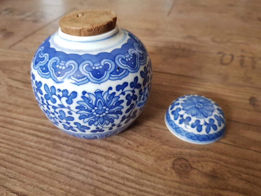 Gemberpot chinees porselein compleet, Ophalen of Verzenden