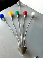 Vintage Midcentury Hanglamp - Kleurrijk Design!, Ophalen of Verzenden