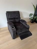 Luxe Relaxfauteuil met Bekerhouders, Huis en Inrichting, Ophalen, Zo goed als nieuw