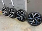 Volkswagen Golf 8 Bergamo 18 inch origineel + winterbanden, 18 inch, Gebruikt, Banden en Velgen, Personenwagen