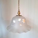 Vintage glazen lamp, Ophalen of Verzenden