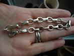 mooie echt zilveren armband stevige ovalen jasseron esprit, Sieraden, Tassen en Uiterlijk, Armbanden, Ophalen of Verzenden, Zo goed als nieuw
