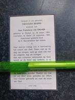 Bidprentje Ommel Bakel Theodora Beijers 1884 1966, Ophalen, Bidprentje