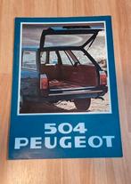 Nette brochure Peugeot 504 break 1978, Peugeot, Ophalen of Verzenden