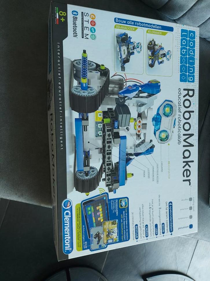 Clementoni Robomaker - Robotica & Codering, Kinderen en Baby's, Speelgoed | Bouwstenen, Zo goed als nieuw, Overige merken, Ophalen