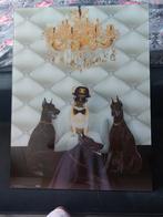 Mooi glasschilderij met honden, Ophalen, Zo goed als nieuw, Schilderij, 75 cm of meer