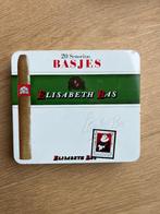 Sigarenblik Elisabeth Bas, Verzamelen, Ophalen of Verzenden, Gebruikt, Sigarenbandjes