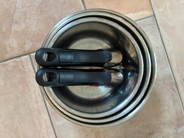 Pannen- en koekepannen Tefal-Ingenio, met losse handgrepen beschikbaar voor biedingen