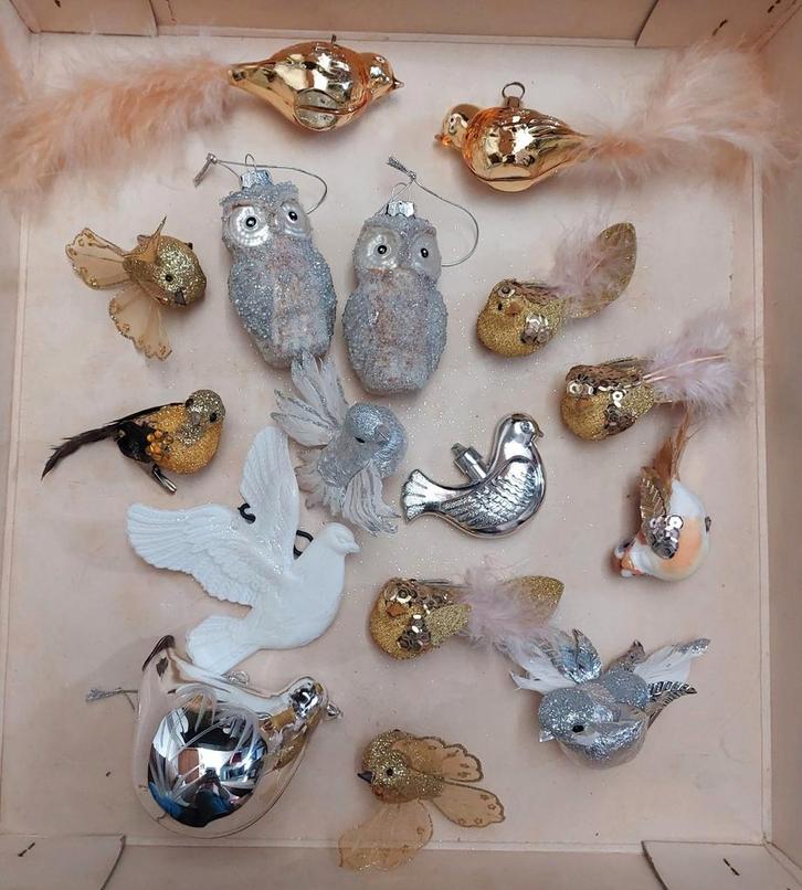 Kerst vogeltjes~uiltjes, Diversen, Kerst, Gebruikt, Ophalen of Verzenden