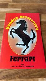 Gouden momenten Ferrari, Vlasakker, boek, Ophalen of Verzenden, Ferrari